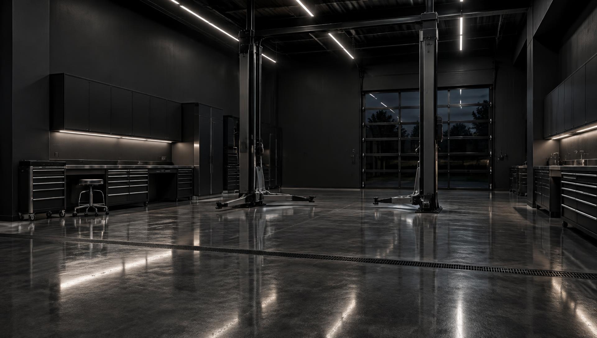 Manasat Alibdaa Auto workshop interior in Sharjah